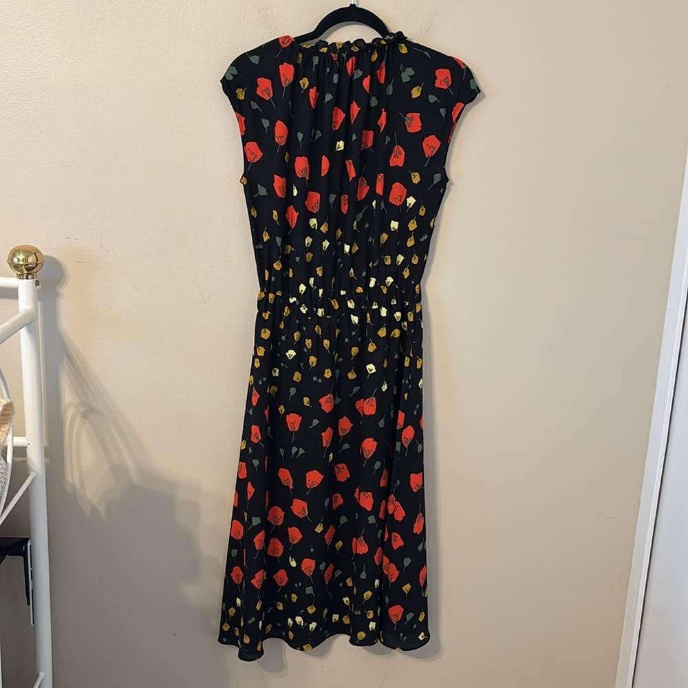 Banana Republic California Poppy Print Midi Dress - Picture 5 of 8